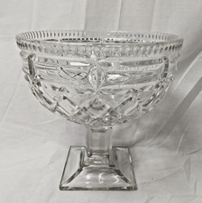 LARGE ART DECO CRYSTAL GLASS