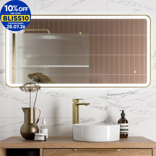 Large rectangular led mirror - rectangular,