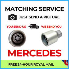 ORIGINAL MERCEDES LOCKING WHEEL NUT KEY, WHEEL LOCK MATCHING SERVICE NEW LWNK