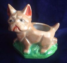 Japanese Lustre Match Holder  - Dog / Terrier / Bulldog ?