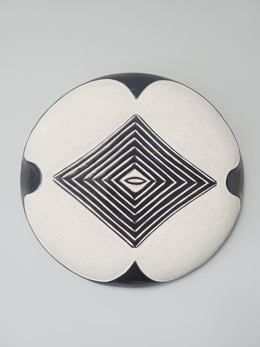 African wood shield decoration