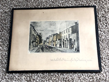 old bath street  leamington spa looking down  ( sealed glass ) from the 1900s