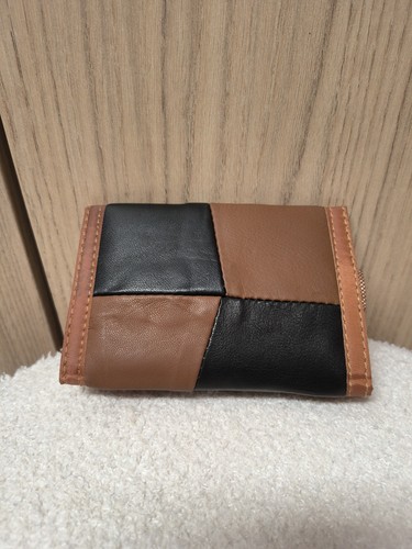 Wallet coin purse brown black - coin,
