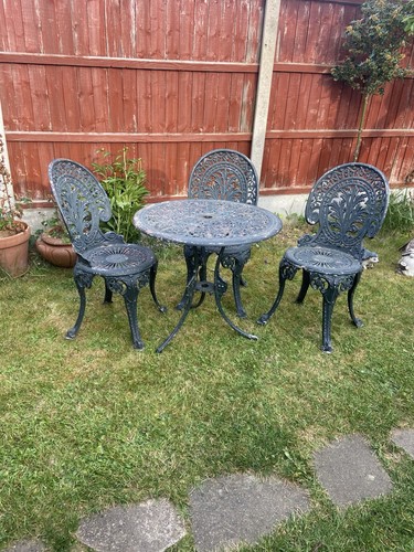Set three cast aluminium - set,