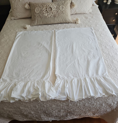 Pair king size shabby - size, chic