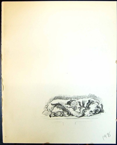 Original old vintage print - original,