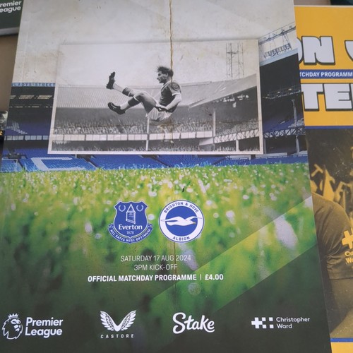 Everton last season - , at