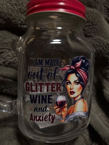 Sarcastic mason jar drinking