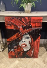 Clive Fredrikkson Artwork Original Painting  Red Hat