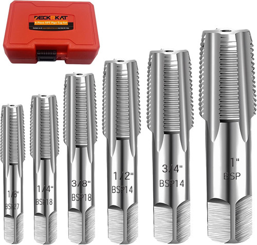 Piece bsp pipe tap set - pipe,