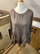Zara Ruffle Knit Tie Back Top