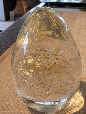 4 Inch Murano Style Egg Shaped