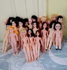 Huge lot of small vintage dolls - 24 dolls in all TLC Hong Kong & Italy