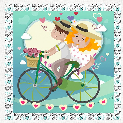 Valentine bike ride - bike, ride-