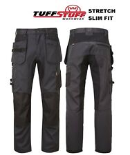 Tuff Stuff Work Trouser Motion Slim Fit Stretch Mens Knee Pad Pocket Holster 725
