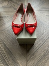 Ladies Red Carvela shoes size 6