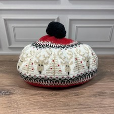Tahari Knit Beret Beanie Hat