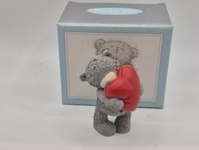 ME TO YOU BEAR FIGURINE HEART TO HEART EXTREMELY RARE RETIRED BOXED RED HEART 