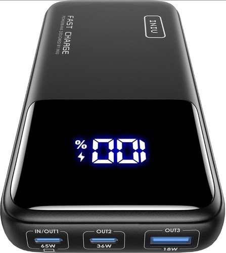 Iniu power bank - bank,, 65w