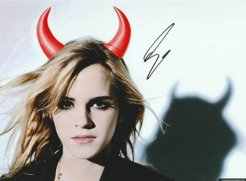 Signed emma watson autographed - signed,