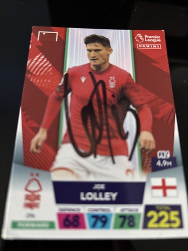 Match attax joe - joe, lolley