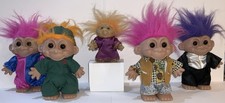 5 VINTAGE TROLLS~4 LARGE