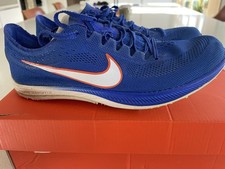 Nike Zoom MX Dragonfly Track Spikes In Racer Blue, White & Safety Orange UK 5.5