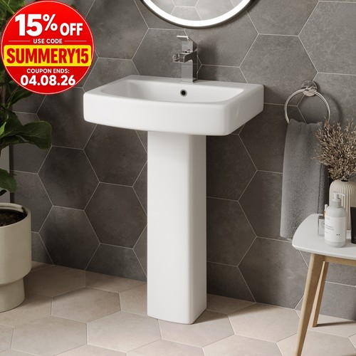 Modern bathroom square basin - square,