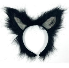 Black Wolf Ears Fancy Dress
