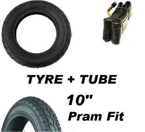 Pram tyre bent valve - tyre,