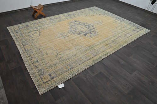 Oushak turkish vintage rug - vintage,