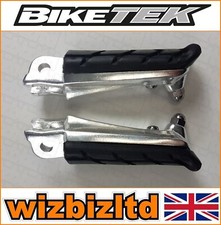 Honda CBR 1100 XX Blackbird 1999-2007 [Bikeit Front Black OEM Rubber Footrests]