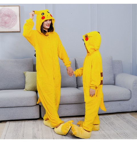 Yellow pikachu party costume - pikachu,