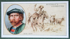 ROB ROY MACGREGOR      Vintage  1933 Illustrated Card