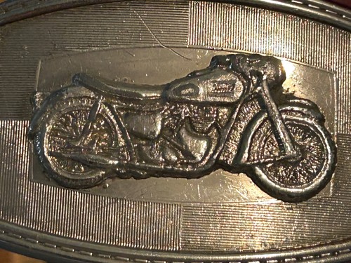 Vintage triumph motorcycle - vintage,