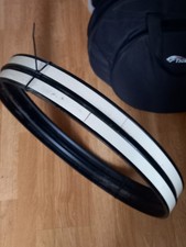 Mapex Bass Drum Hoops "22  - White/Cream