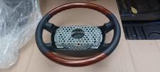 Mercedes 107 123 124 126 201 Zebrano wood and leather steering wheel A126 464 00