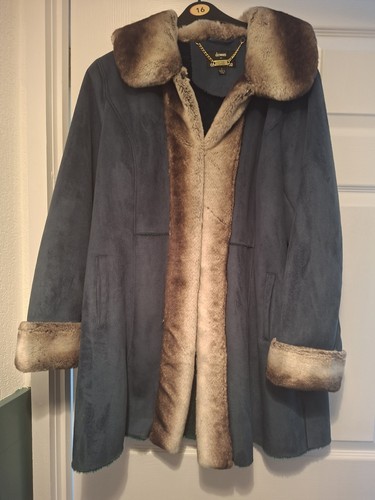 Dennis basso suede type coat - suede,