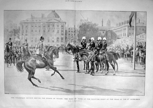 Original old antique print - original,