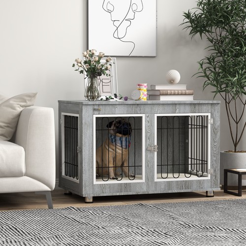 Pawhut dog crate furniture - pawhut,