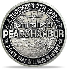 USS Arizona BB-39 Pearl Harbor Battleship Challenge Coin Souvenir Military Gift