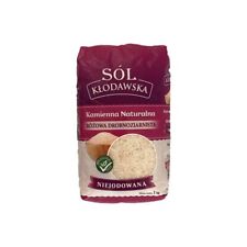 Sól kłodawska kamienna spożywcza – drobnoziarnista różowa niejodowana 1kg Pink