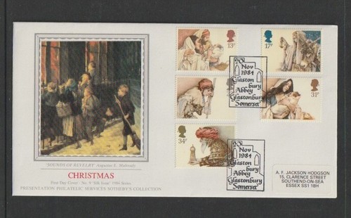 1984 sg1267 silk fdc - gb,