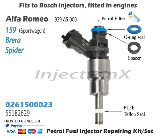 Fuel injector service kit - injector,