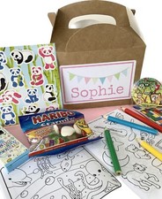 Personalised Childrens Kids Wedding Activity Pack Party Favour Box