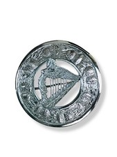 Scottish Harp Badge Brooch