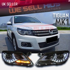 RHD Headlights LED DRL for VW