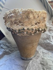 Handmade Straw Pillbox Hat -