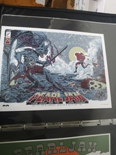 Pearl Jam Poster Raleigh 2025