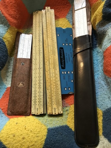 Vintage slide rulers - vintage,